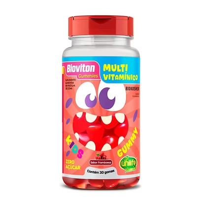MULTIVITAMINICO KIDS 2,5G C/30 GOMAS FRAMBOESA UNILIFE