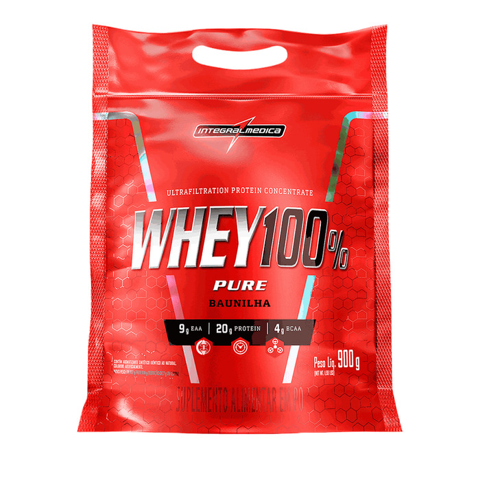 WHEY 100% GELATO DI LATE REFIL 900G INTEGRALMEDICA