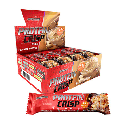 PROTEIN CRISP PEANUT BUTTER 12X45G