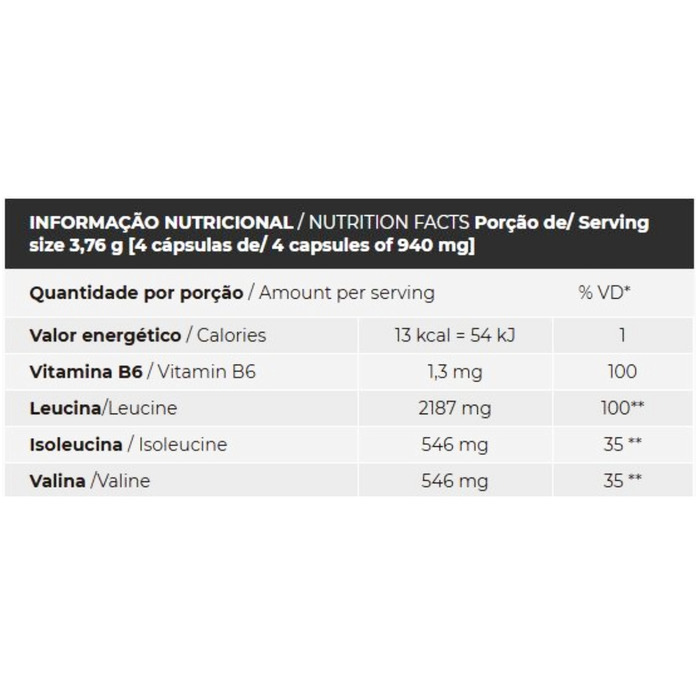 BCAA TOP C/120 CPLS INTEGRALMEDICA