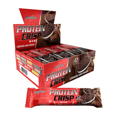 PROTEIN CRISP 12X45G COOKIES AND CREAM