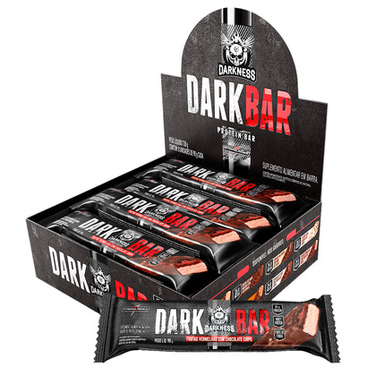 DARK BAR 8X90G FRUTAS VERM./CHOC. CHIPS