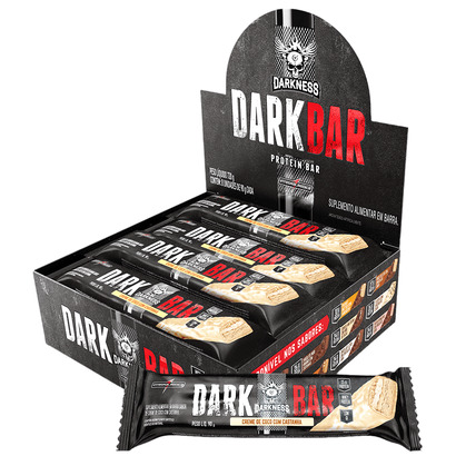 DARK BAR 8X90G CREME COCO/CASTANHA