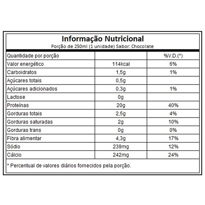 MY WHEY PROTEIN 250ML CHOCOLATE