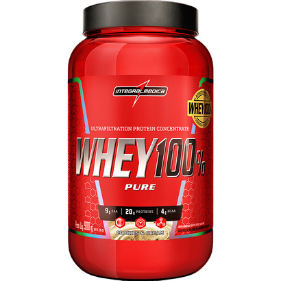 WHEY 100% COOKIES AND CREAM 900G INTEGRALMEDICA