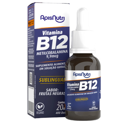 VITAMINA B12 20ML FRUTAS NEGRAS METILCOBALAMINA 9,9MCG