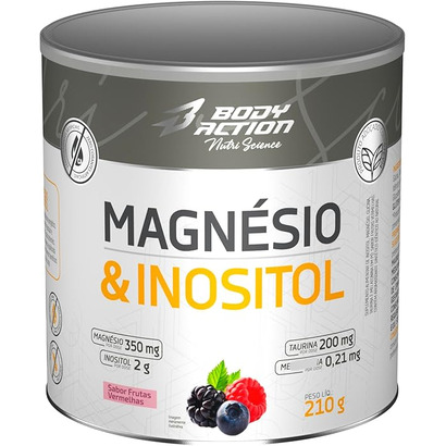 MAGNESIO INOSITOL 210G FRUTAS VERMELHAS BODY ACTION