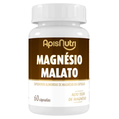 MAGNESIO MALATO 600MG C/60 CPLS APISNUTRI