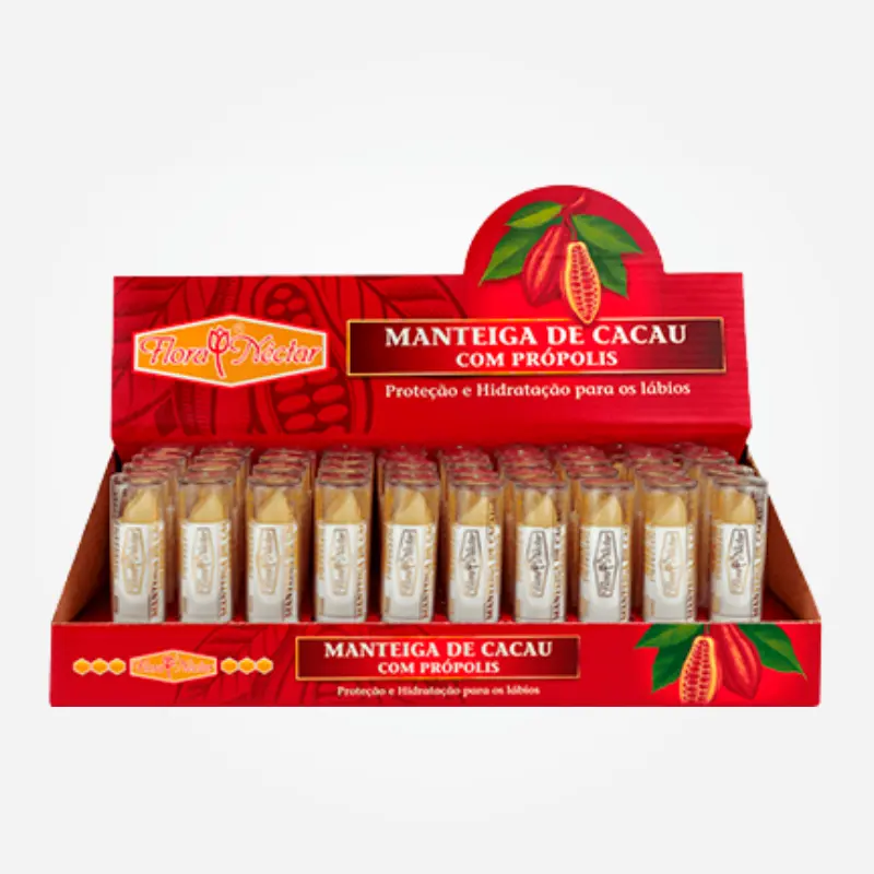 MANTEIGA CACAU BATON C/50X3,5G C/PROPOLIS FLORA NECTAR