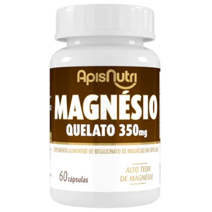 MAGNESIO QUELATO 350MG C/60 CPLS APISNUTRI